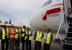 Naming of the third Fokker 70 “Hoskins