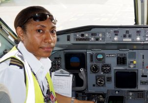 Captain Beverly Pakii attains Fokker command