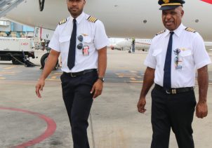 Air Niuginis First Papua New Guinean Father And Son Captains