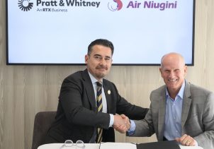 RTX’s Pratt & Whitney GTF™ engines to power 11 Airbus A220 aircraft for Air Niugini